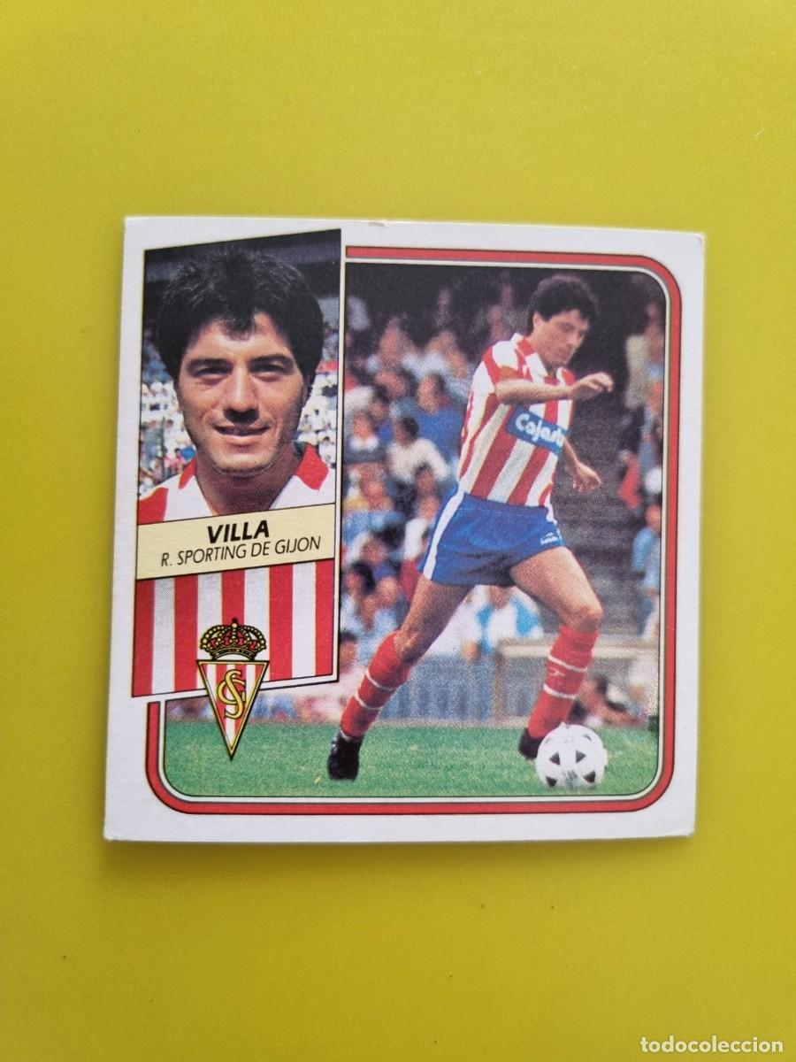 Football Stickers: CROMO FUTBOL LIGA ESTE 89 90 1989 1990 NUNCA PEGADO SIN PEGAR VILLA SPORTING GIJON AR926