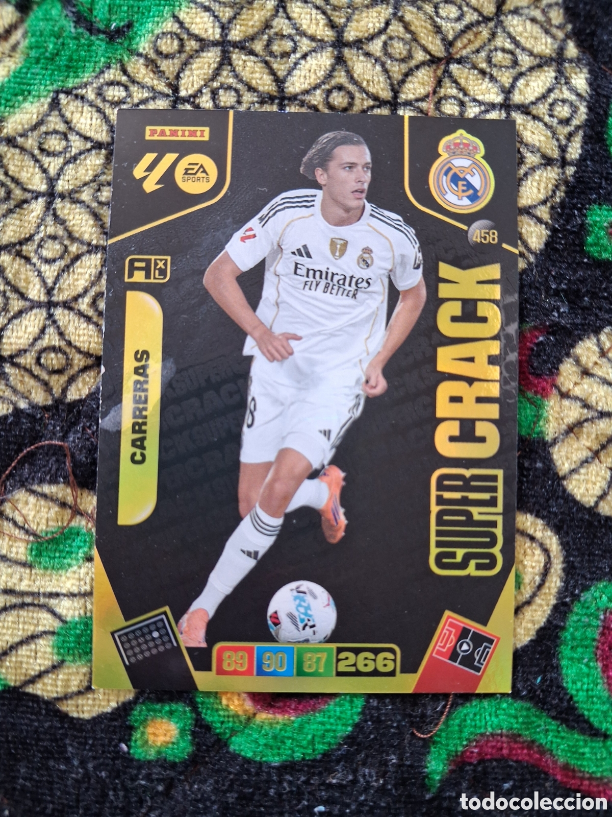 Football Stickers: CARRERAS SUPERCRACK NUMERO 458 ADRENALYN 2025 2026