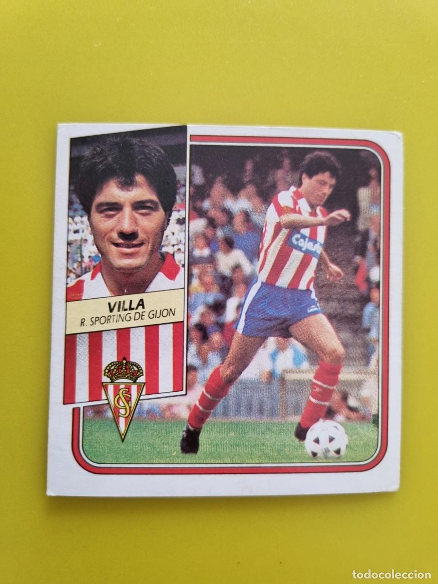 Football Stickers: CROMO FUTBOL LIGA ESTE 89 90 1989 1990 NUNCA PEGADO SIN PEGAR VILLA SPORTING GIJON AR926