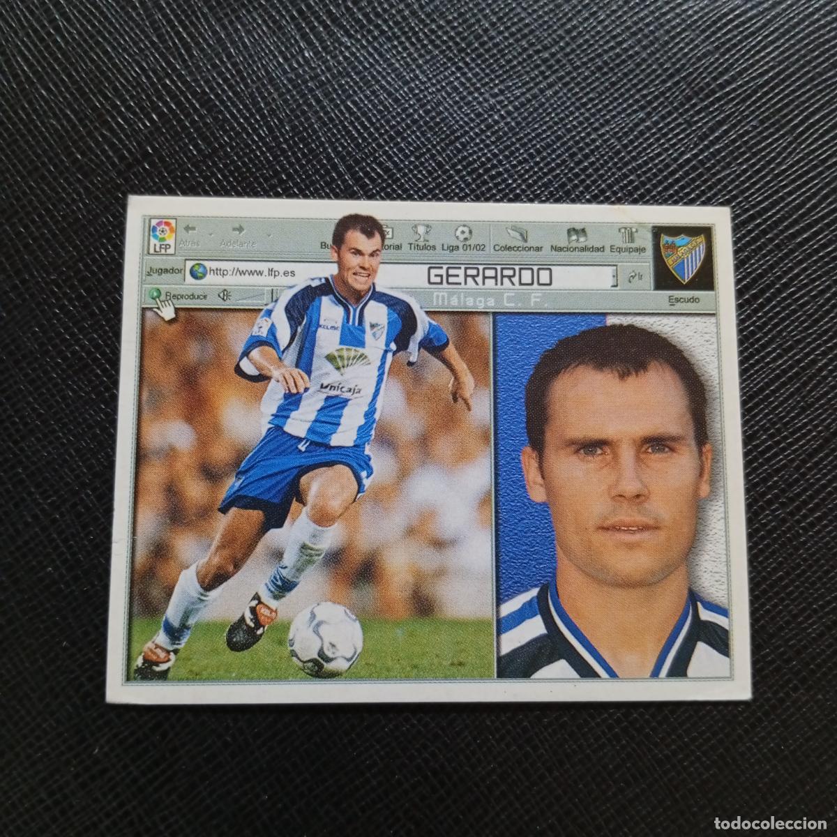 Fu&szlig;ball-Sticker: GERARDO MALAGA ESTE 2001 2002 CROMO FUTBOL 01 02 LIGA - SIN PEGAR - A58 PG460