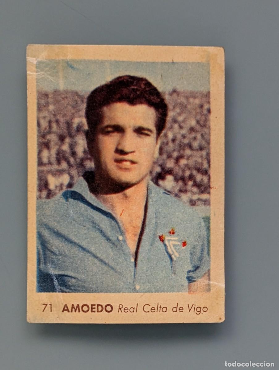 Fu&szlig;ball-Sticker: RARO CROMO AMOEDO CELTA VIGO RUIZ ROMERO 1955 1956 55/56 FOOTBALL FUTBOL CORU&Ntilde;A GALICIA