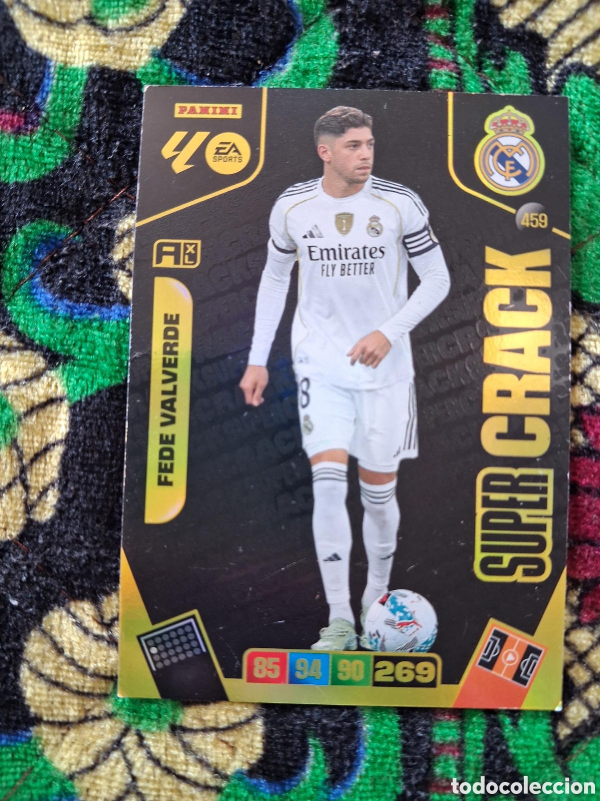 Football Stickers: Adrenanlyn 25/26 - Fede Valverde - N&deg; 459 - R. Madrid - ( Super Crack )