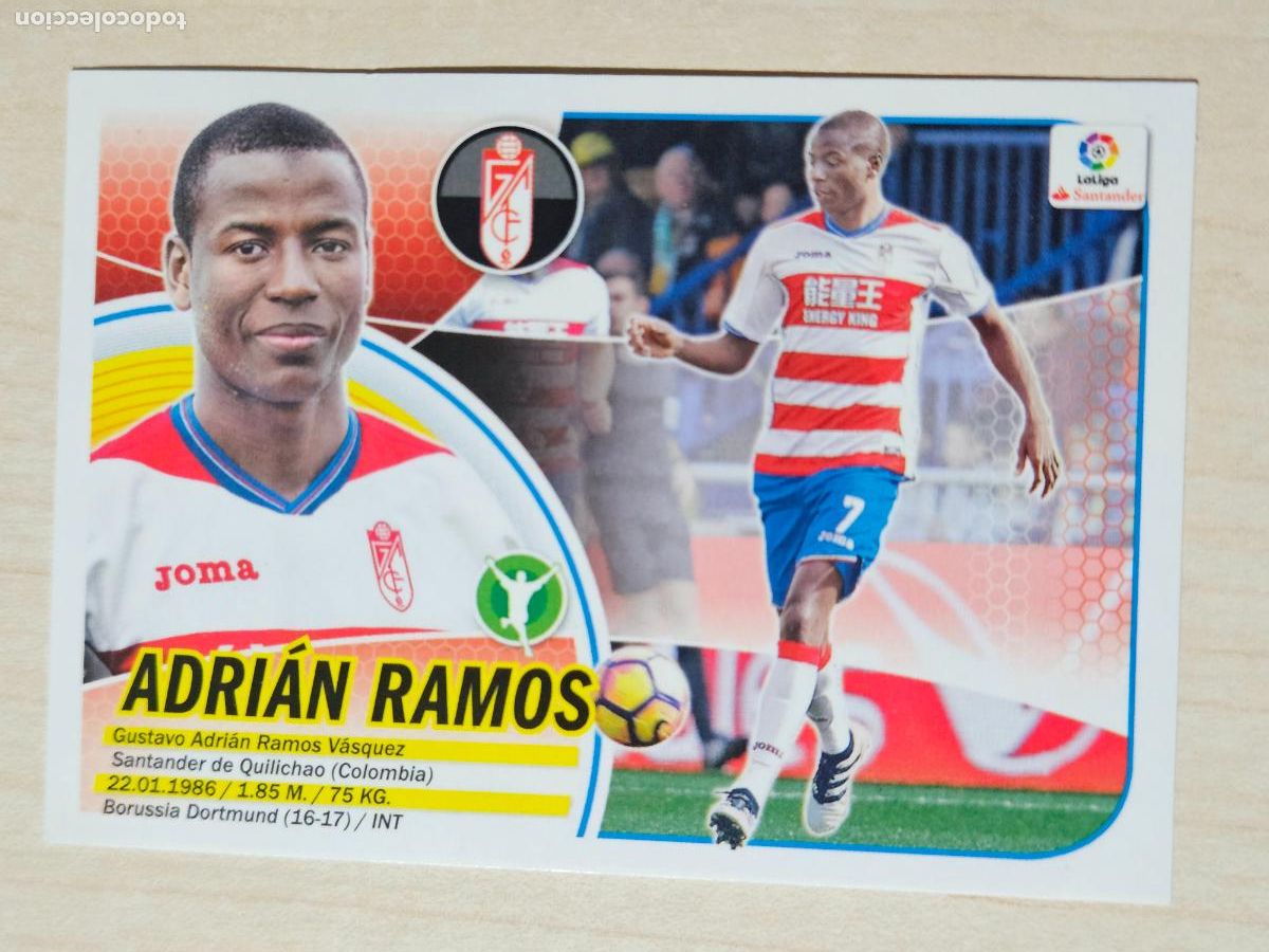 Football Stickers: EDICIONES ESTE 2016 17 FICHAJE INVIERNO N&ordm; 15 ADRIAN RAMOS - CROMO SIN PEGAR