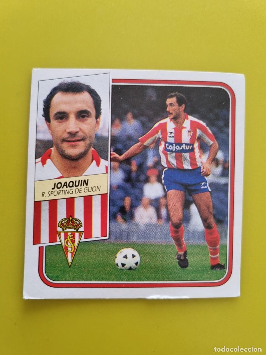 Fu&szlig;ball-Sticker: CROMO FUTBOL LIGA ESTE 89 90 1989 1990 NUNCA PEGADO SIN PEGAR JOAQUIN SPORTING GIJON AR926