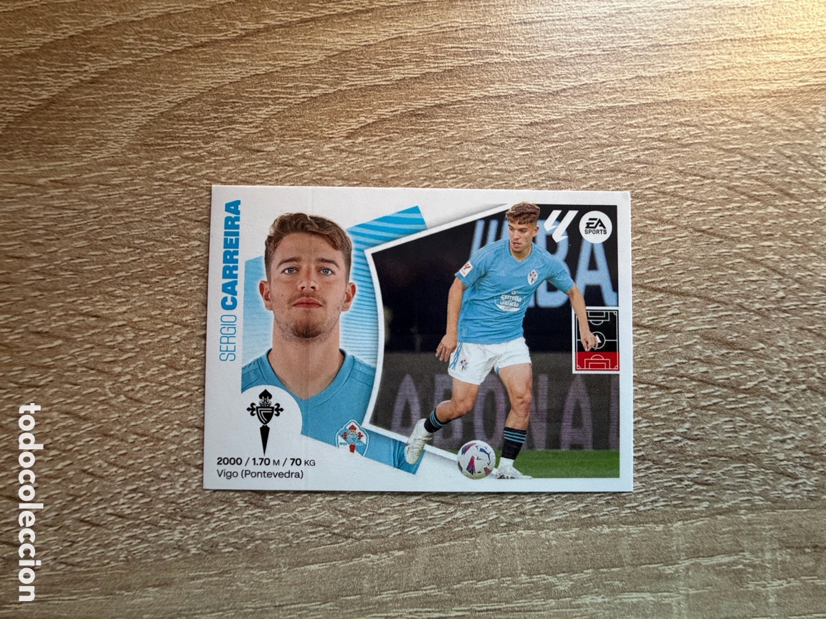Fu&szlig;ball-Sticker: 5 BIS CARREIRA COLOCA CROMOS ESTE LALIGA 2024 2025 24 25 RC CELTA DE VIGO