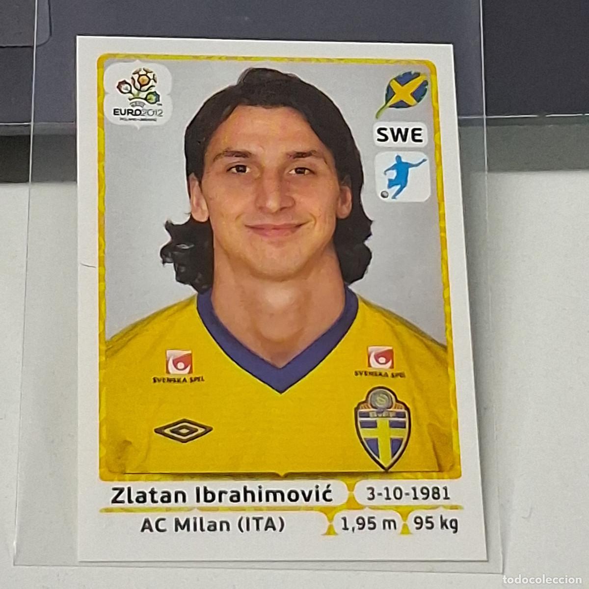 Fu&szlig;ball-Sticker: D9 451 ZLATAN IBRAHIMOVIC SUECIA CROMOS EURO2012 EURO 2012 POLONIA UCRANIA POLAND UKRAINE PANINI