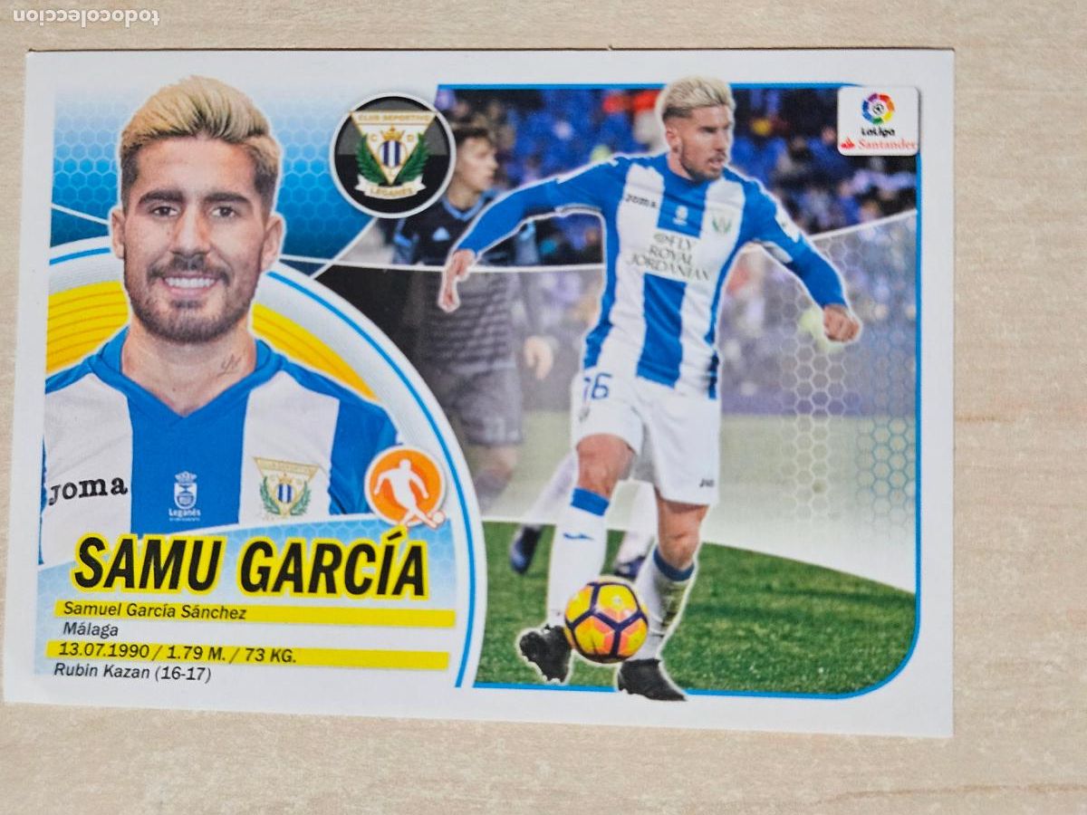Cartes &agrave; collectionner de Football: EDICIONES ESTE 2016 17 FICHAJE INVIERNO N&ordm; 22 SAMU GARCIA - CROMO SIN PEGAR