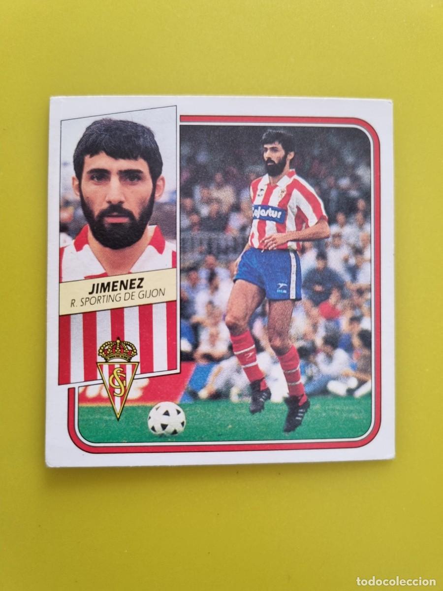 Cromos de f&uacute;tbol: CROMO FUTBOL LIGA ESTE 89 90 1989 1990 NUNCA PEGADO SIN PEGAR JIMENEZ SPORTING GIJON AR926