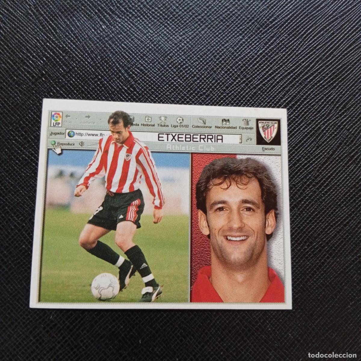 Cromos de f&uacute;tbol: ETXEBERRIA BILBAO ESTE 2001 2002 CROMO FUTBOL 01 02 LIGA - SIN PEGAR - A58 PG487
