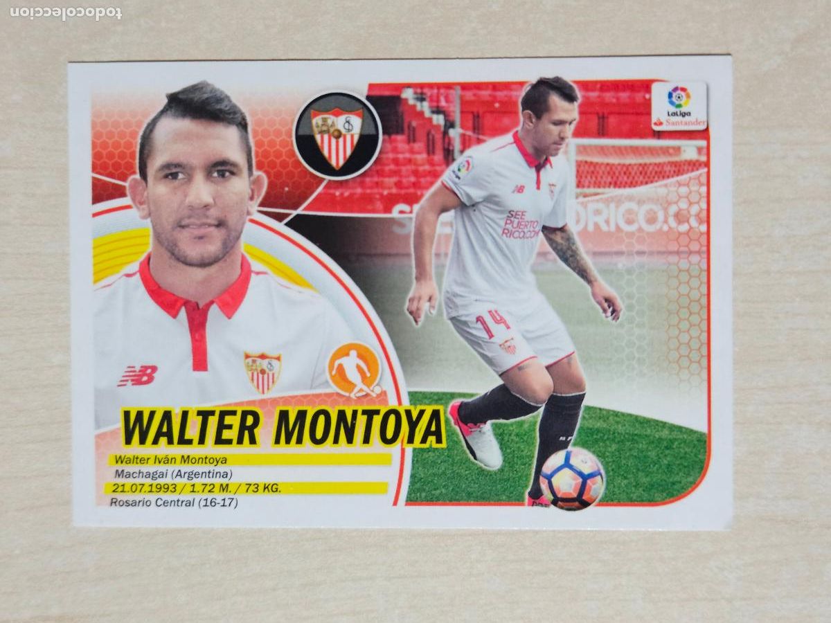 Cromos de f&uacute;tbol: EDICIONES ESTE 2016 17 FICHAJE INVIERNO N&ordm; 33 WALTER MONTOYA - CROMO SIN PEGAR