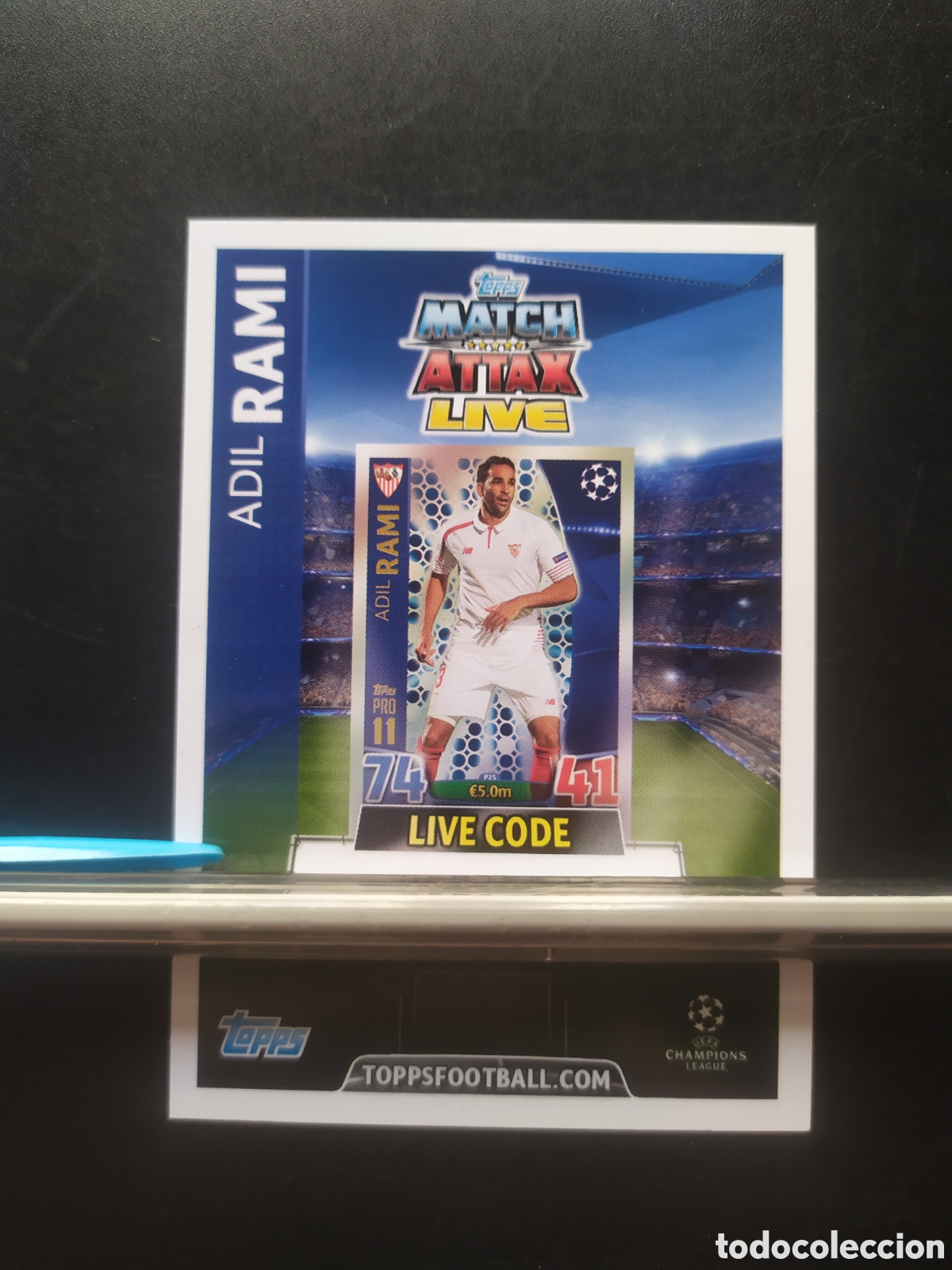 Cartes &agrave; collectionner de Football: UEFA Champions match attax topps 2015 2016 15 16 live code Rami Sevilla