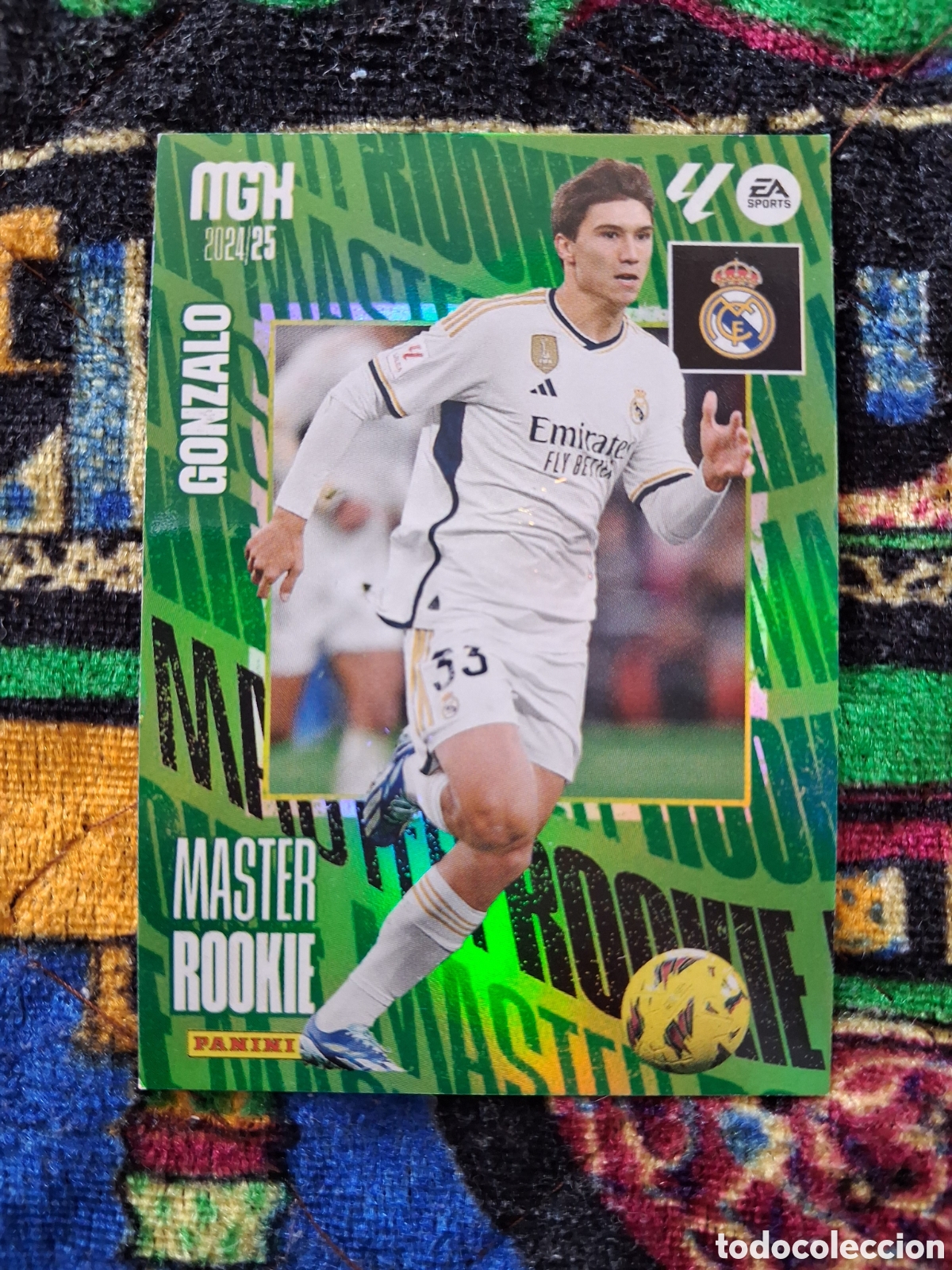 Cromos de f&uacute;tbol: E233. Megacracks 2024 2025 / 24 25 Real Madrid Gonzalo Master Rookie 412