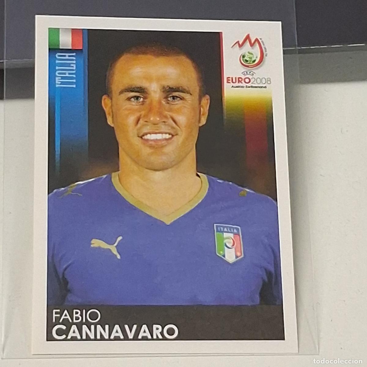 Fu&szlig;ball-Sticker: D9 287 FABIO CANNAVARO ITALIA CROMOS ALBUM EUROCOPA AUSTRIA-SUIZA 08 EURO 2008 EURO2008 PANINI