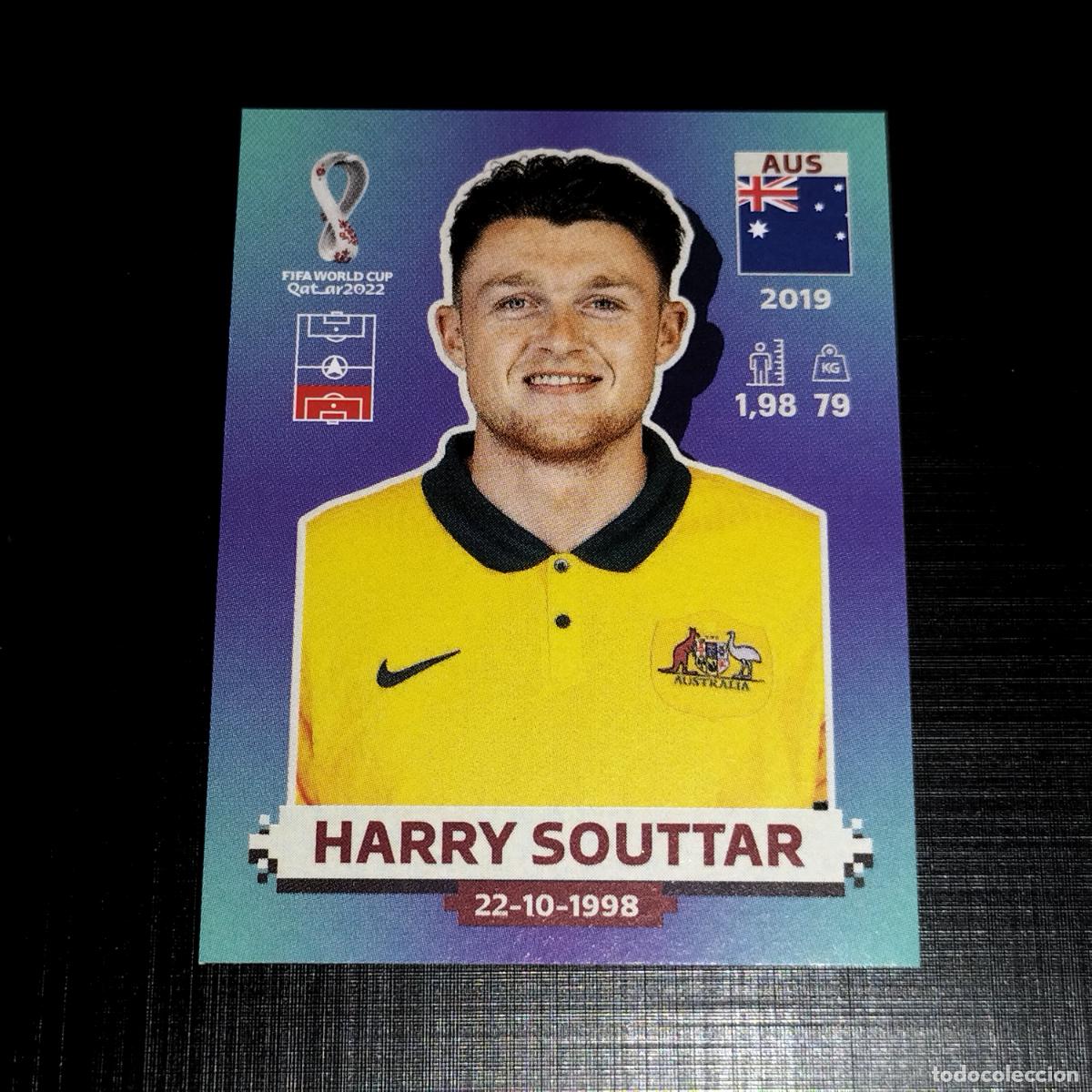 Fu&szlig;ball-Sticker: AUS 10 HARRY SOUTTAR AUSTRALIA CROMOS STICKER MUNDIAL QTAR 22 2022 FIFA WORLD CUP PANINI