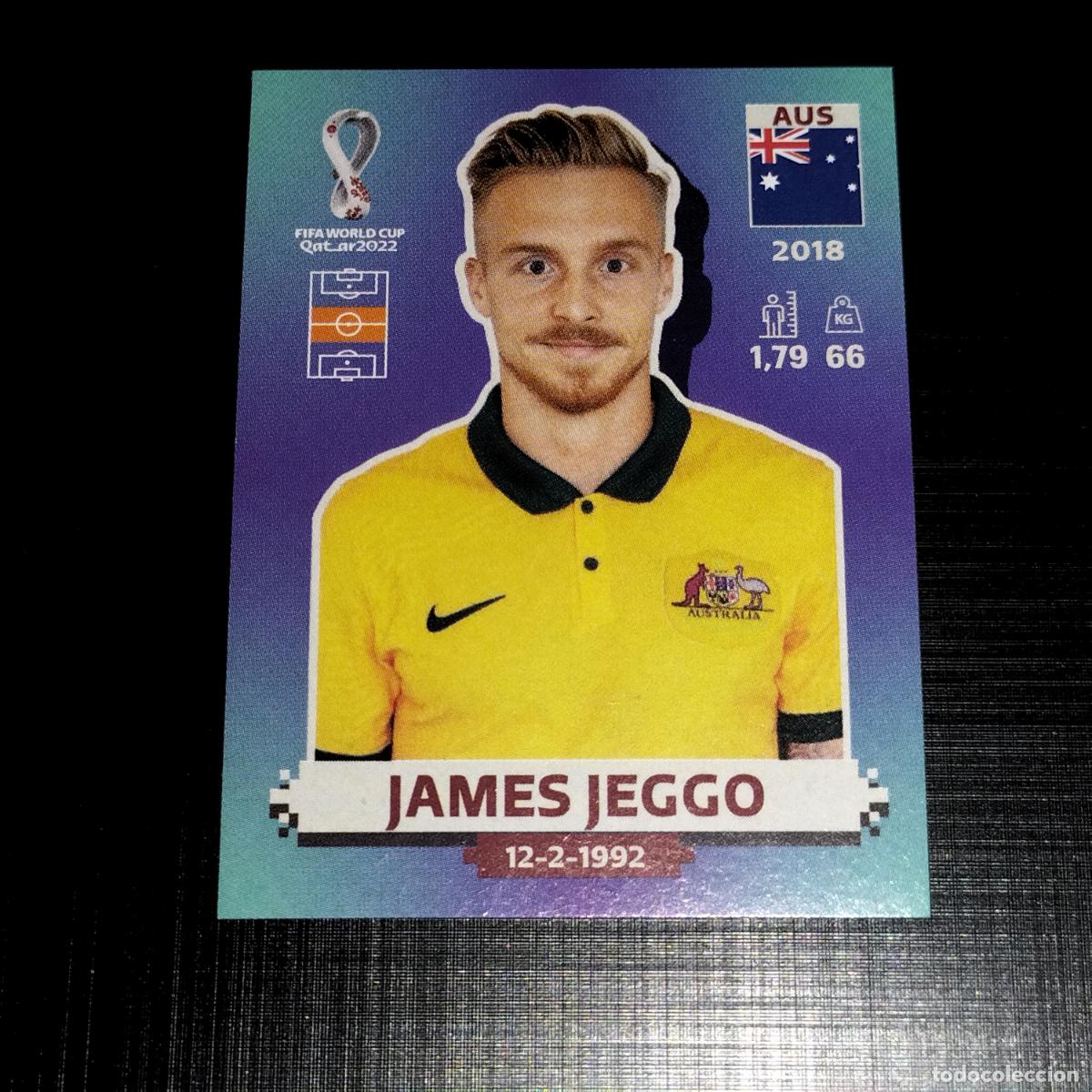 Figurine di Calcio: AUS 13 JAMES JEGGO AUSTRALIA CROMOS STICKER MUNDIAL QTAR 22 2022 FIFA WORLD CUP PANINI