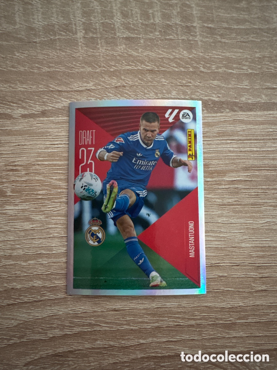Cromos de f&uacute;tbol: Ediciones Este 2026 2027 26 27 Draft 23 Real Madrid 16 Mastantuono