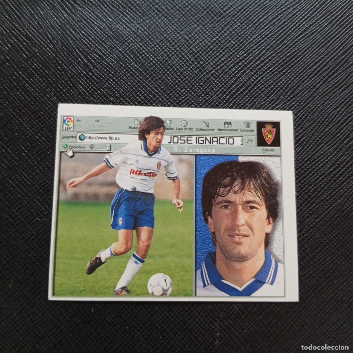 Cromos de f&uacute;tbol: JOSE IGNACIO ZARAGOZA ESTE 2001 2002 CROMO FUTBOL 01 02 LIGA - SIN PEGAR - A58 PG505