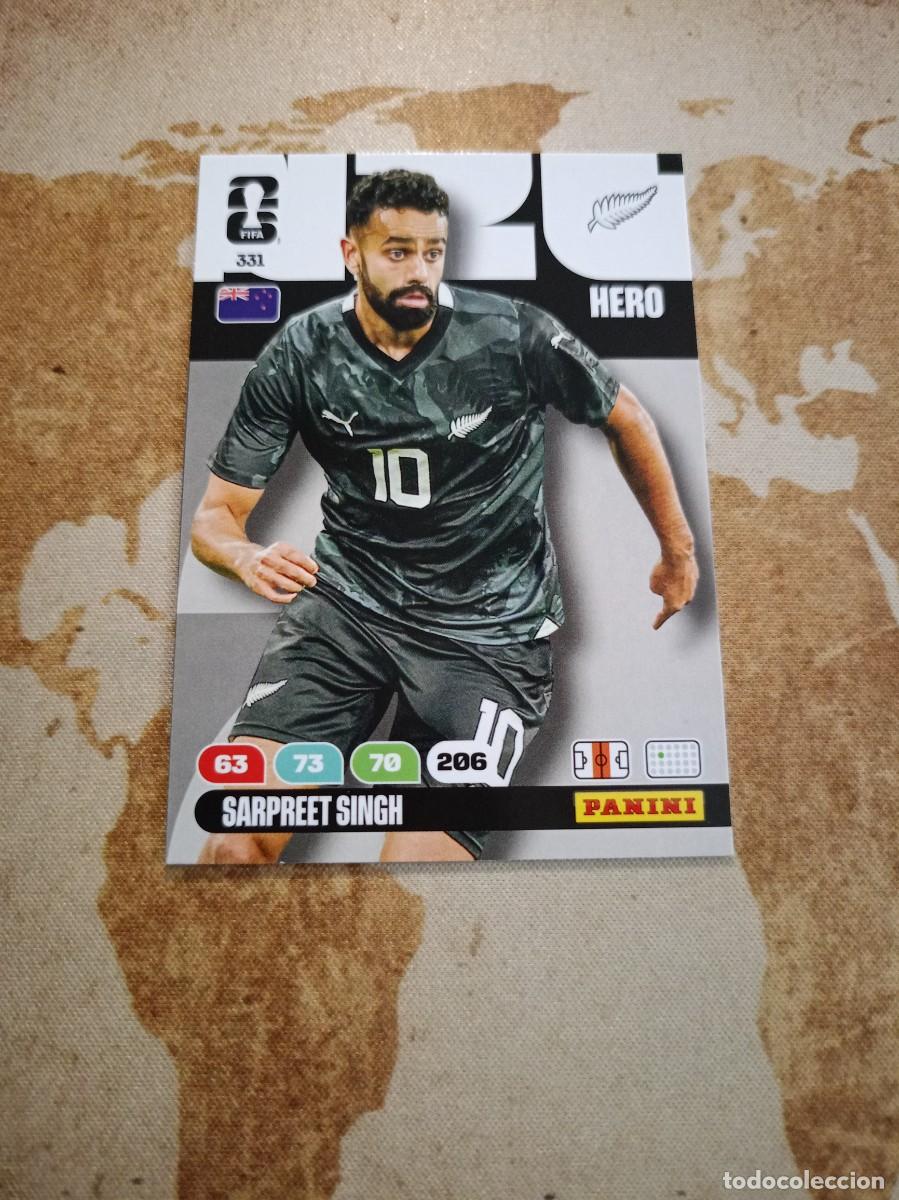 Cromos de f&uacute;tbol: Nuevas Zelanda 331 SARPREET SINGH Adrenalyn WORLD Cup 2026