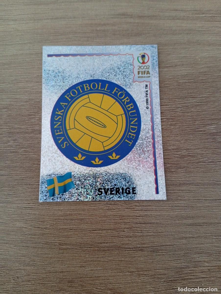 Cromos de f&uacute;tbol: ESCUDO SUECIA 440 MUNDIAL KOREA JAPON 2002 02 PANINI NUNCA PEGADO