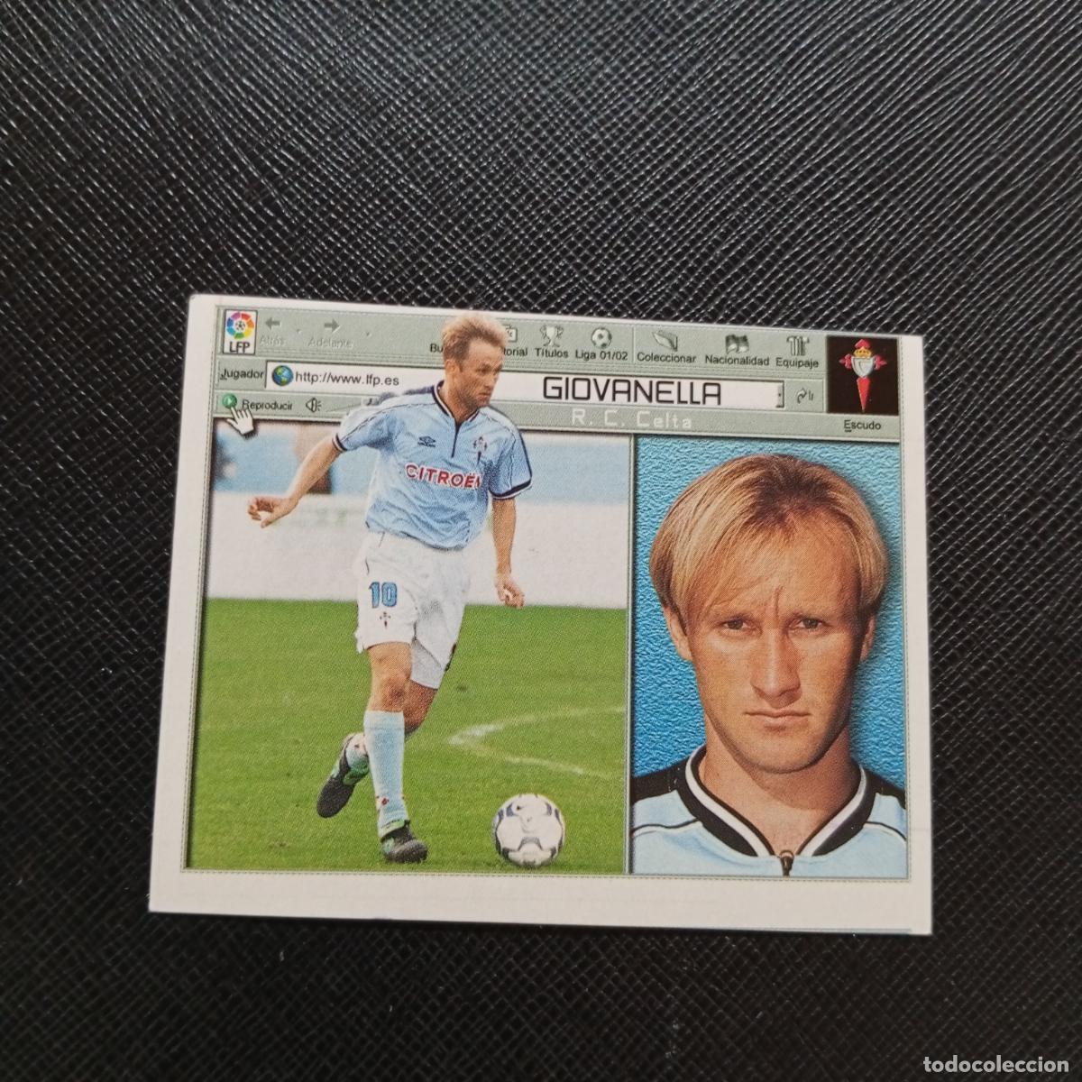 Cromos de f&uacute;tbol: GIOVANELLA CELTA ESTE 2001 2002 CROMO FUTBOL 01 02 LIGA - SIN PEGAR - A58 PG514