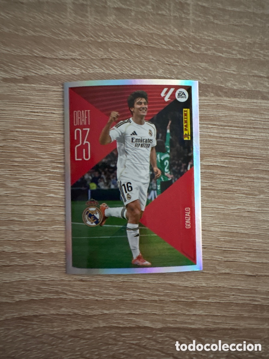 Cromos de Futebol: LIGA ESTE 2026 2027 26 27 PANINI N&ordm; 9 GONZALO REAL MADRID DRAFT 23
