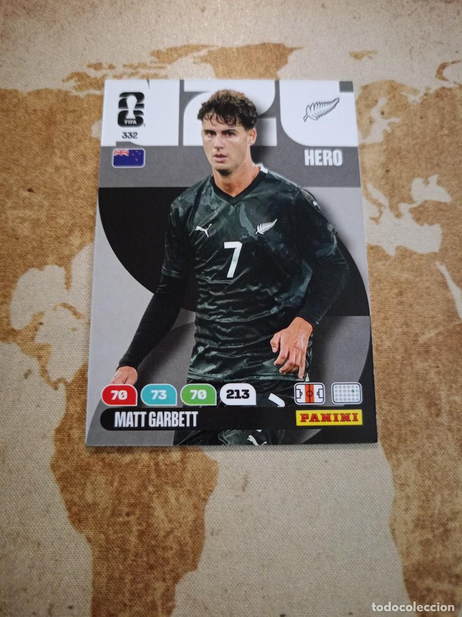 Cromos de Futebol: Nuevas Zelanda 332 MATT GARBETT Adrenalyn WORLD Cup 2026