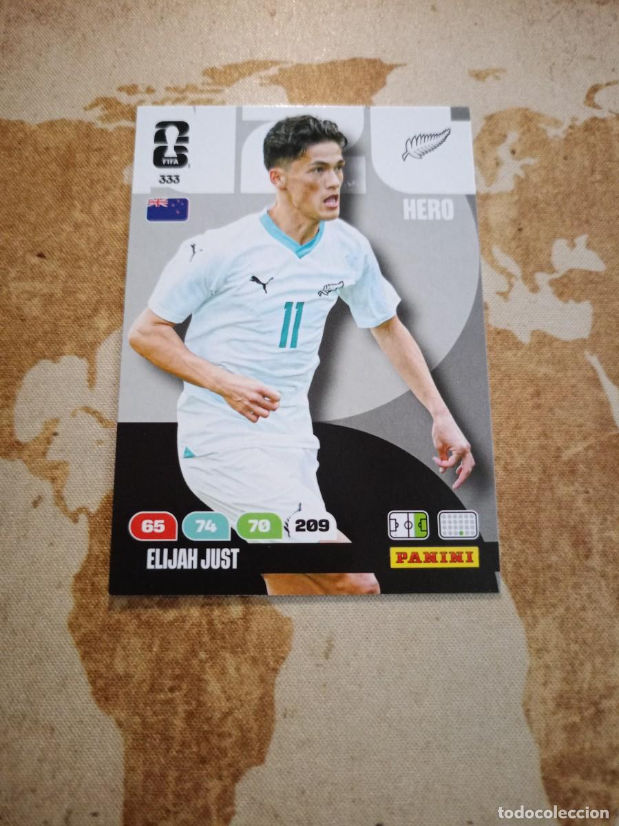 Cromos de f&uacute;tbol: Nuevas Zelanda 333 ELIJAH JUST Adrenalyn WORLD Cup 2026