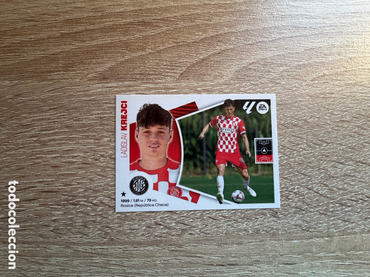 Cromos de f&uacute;tbol: 6 BIS KREJCI COLOCA CROMOS ESTE LALIGA 2024 2025 24 25 GIRONA FC