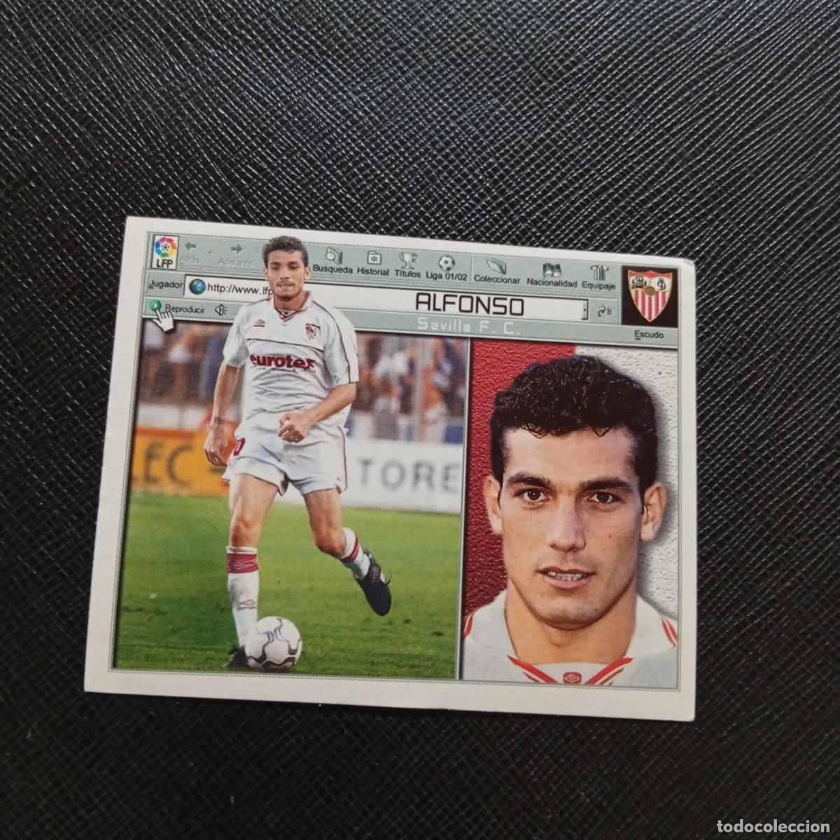 Cromos de f&uacute;tbol: ALFONSO SEVILLA ESTE 2001 2002 CROMO FUTBOL 01 02 LIGA - SIN PEGAR - A58 PG523