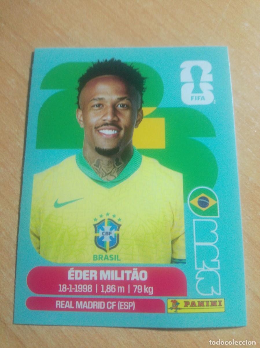 Cromos de f&uacute;tbol: BRA 5 EDER MILITAO BRASIL MUNDIAL FIFA WORLD CUP 2026 26 PANINI STICKERS NUEVO
