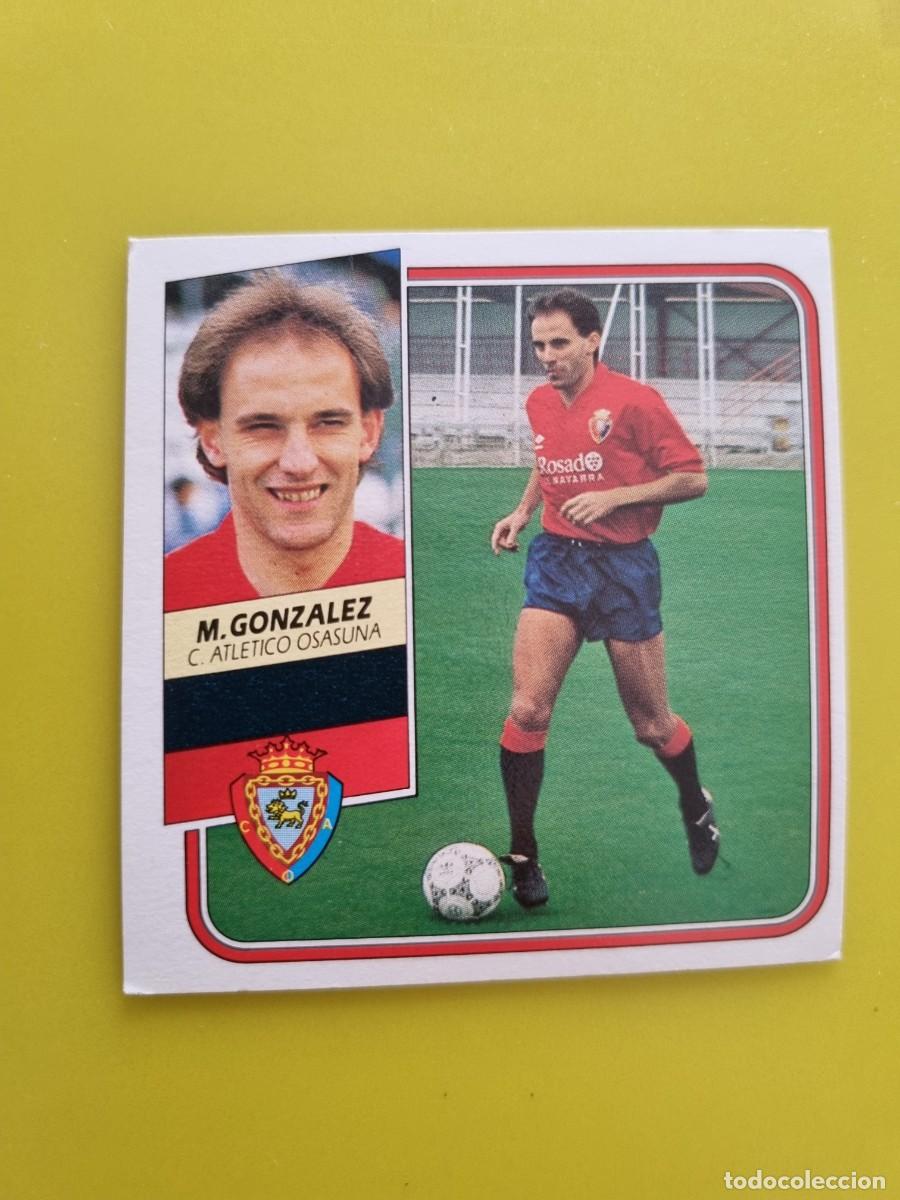 Cromos de f&uacute;tbol: CROMO FUTBOL LIGA ESTE 89 90 1989 1990 NUNCA PEGADO SIN PEGAR MARTIN GONZALEZ OSASUNA AR926