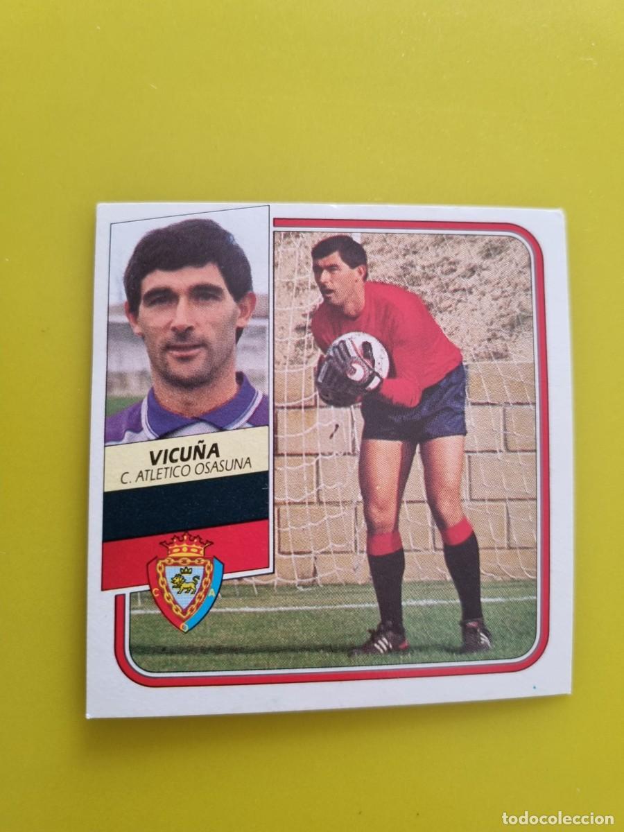 Cromos de f&uacute;tbol: CROMO FUTBOL LIGA ESTE 89 90 1989 1990 NUNCA PEGADO SIN PEGAR VICU&Ntilde;A OSASUNA AR926