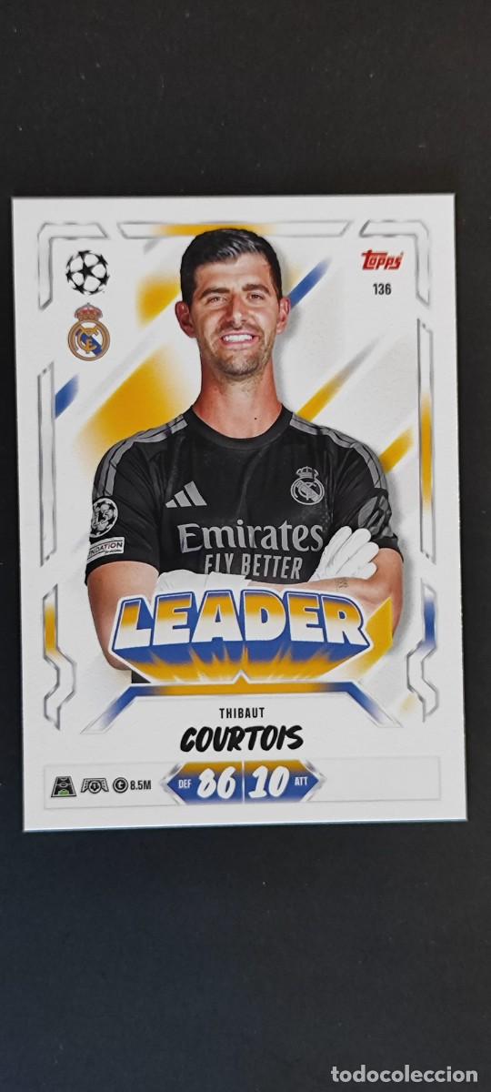 Cromos de f&uacute;tbol: 20 ANIVERSARIO MATCH ATTAX 26/27 CARD BASIC COURTOIS REAL MADRID # 136 TOPPS