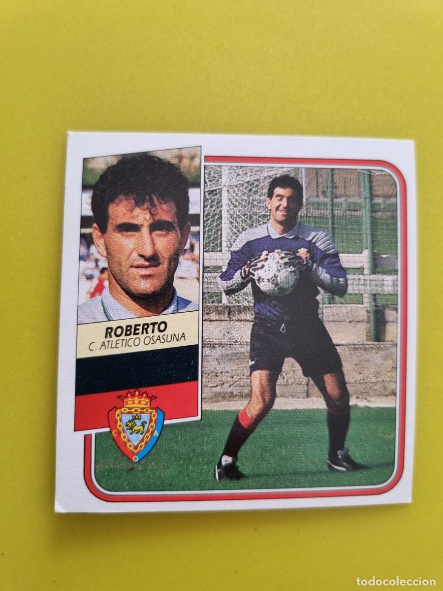 Cromos de f&uacute;tbol: CROMO FUTBOL LIGA ESTE 89 90 1989 1990 NUNCA PEGADO SIN PEGAR ROBERTO OSASUNA AR926