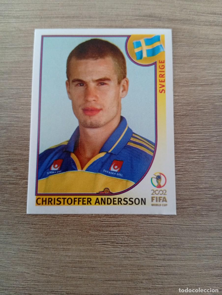Cromos de f&uacute;tbol: CHRISTOFFER ANDERSSON 445 SUECIA MUNDIAL KOREA JAPON 2002 02 PANINI NUNCA PEGADO