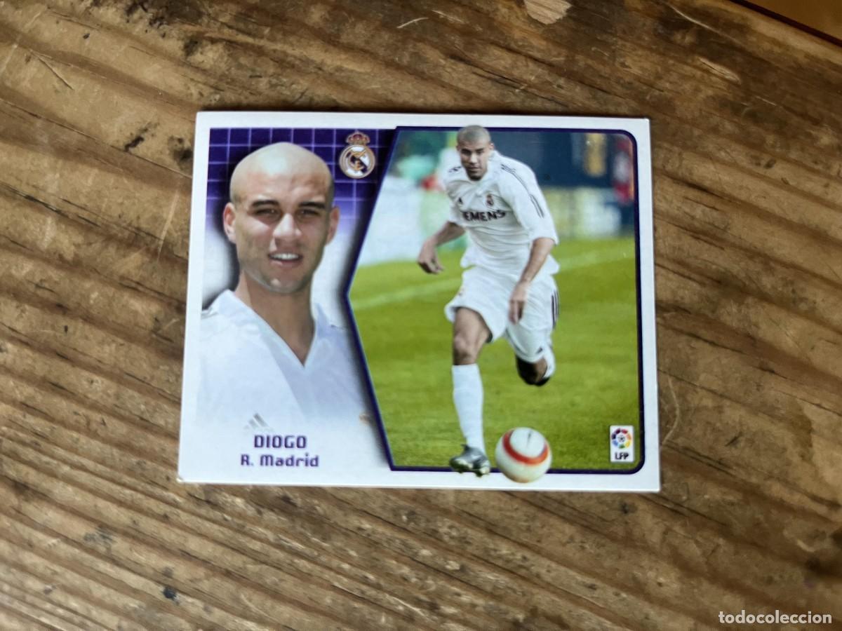 Cromos de f&uacute;tbol: CROMO SIN PEGAR NUNCA PEGADO ALBUM LIGA ESTE 05 06 2005 2006 REAL MADRID DIOGO
