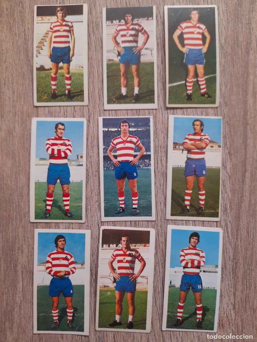 Figurine di Calcio: LOTE 9 CROMOS NUEVOS Y DIFERENTES. GRANADA FC. LIGA ESTE 1975 1976 75 76