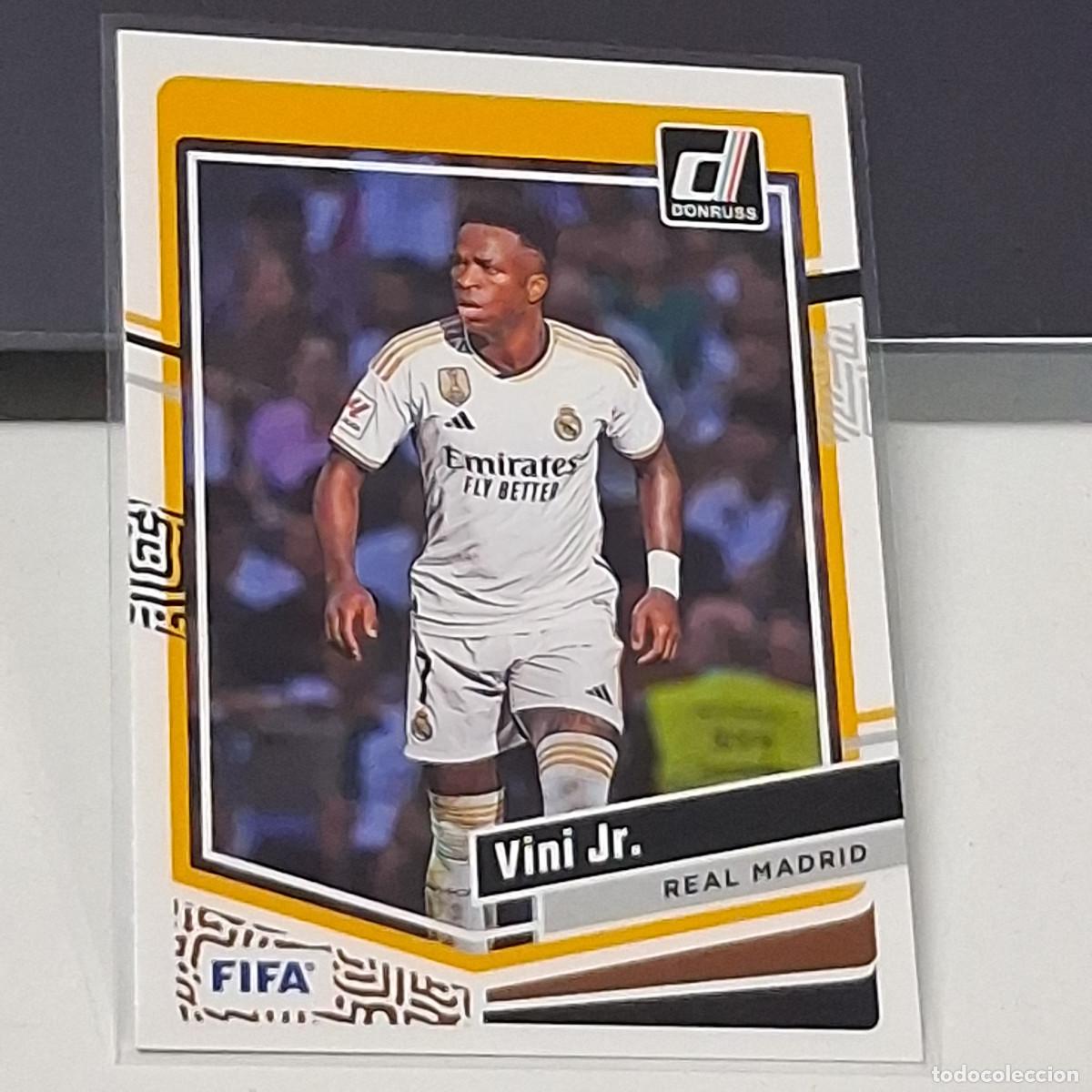Figurine di Calcio: D9 119 VINI JR REAL MADRID BRASIL DONRUSS &reg; FIFA 2023 2024 23 24 ADRENALYN LIGA MEGACRACKS