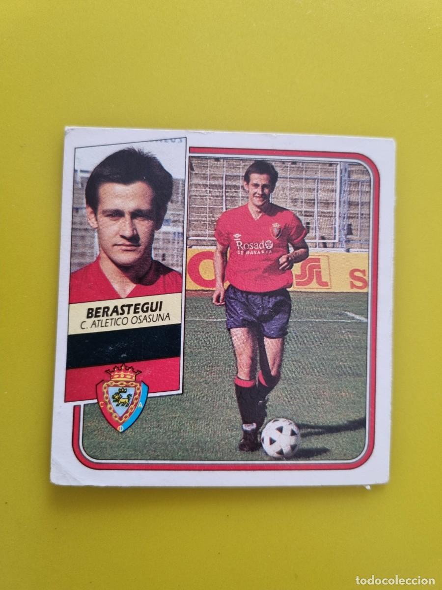 Figurine di Calcio: CROMO FUTBOL LIGA ESTE 89 90 1989 1990 BERASTEGUI OSASUNA DESPEGADO AR926