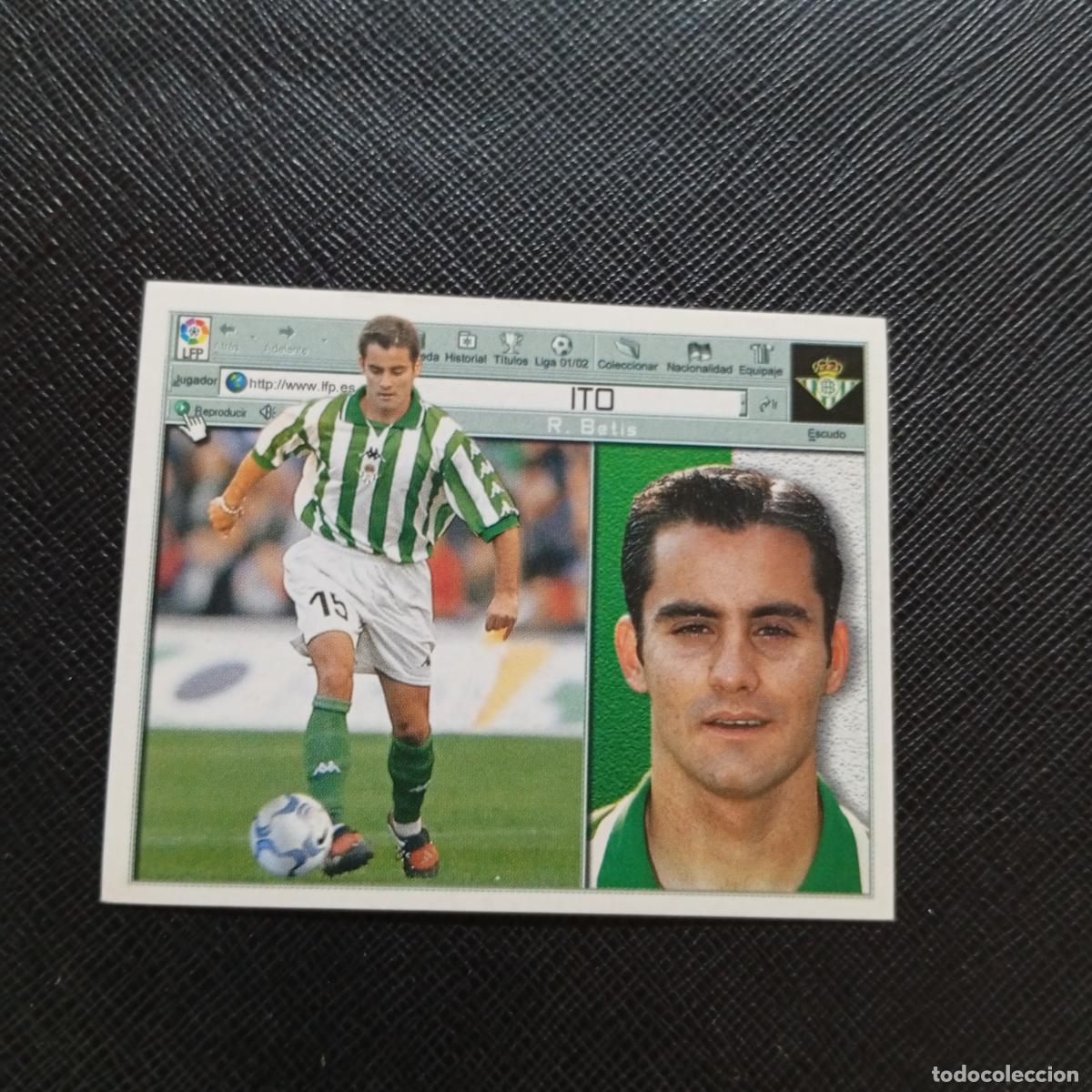 Cromos de f&uacute;tbol: ITO REAL BETIS ESTE 2001 2002 CROMO FUTBOL 01 02 LIGA - SIN PEGAR - A17 PG28
