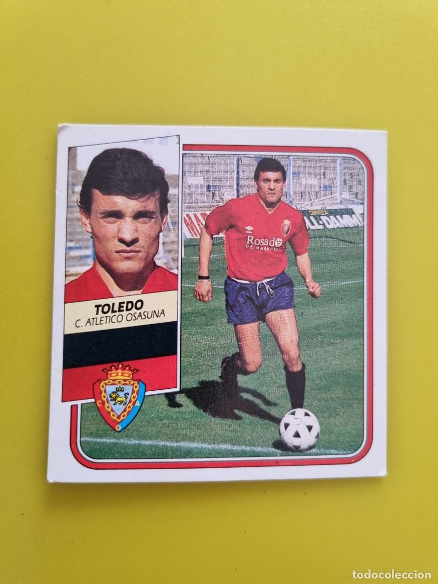 Cromos de f&uacute;tbol: CROMO FUTBOL LIGA ESTE 89 90 1989 1990 NUNCA PEGADO SIN PEGAR TOLEDO OSASUNA AR926