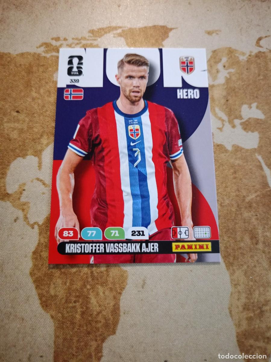 Cromos de f&uacute;tbol: Noruega 339 KRISTOFFER VASSBAKK AJER Adrenalyn WORLD Cup 2026