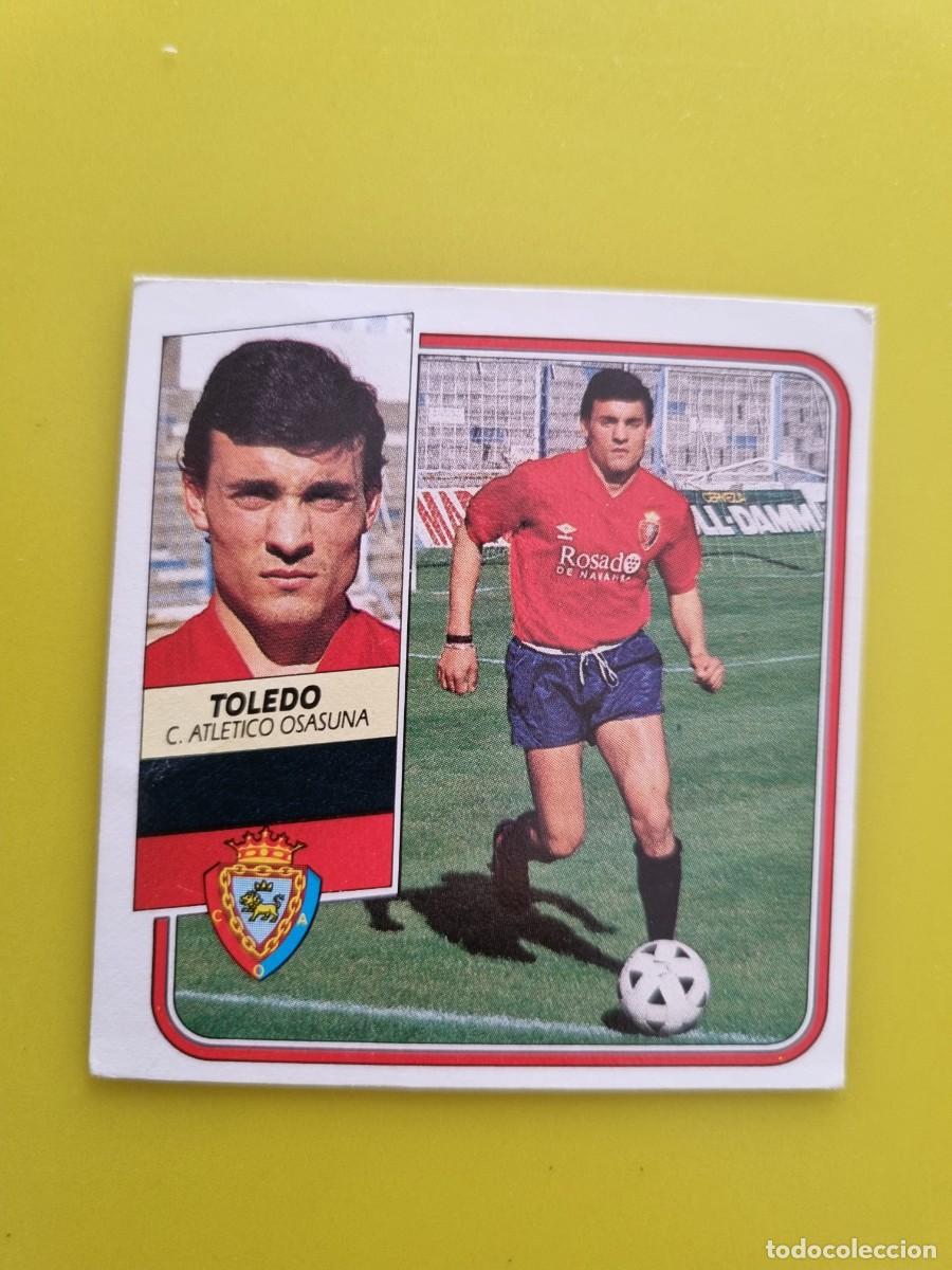 Cromos de f&uacute;tbol: CROMO FUTBOL LIGA ESTE 89 90 1989 1990 NUNCA PEGADO SIN PEGAR TOLEDO OSASUNA AR926