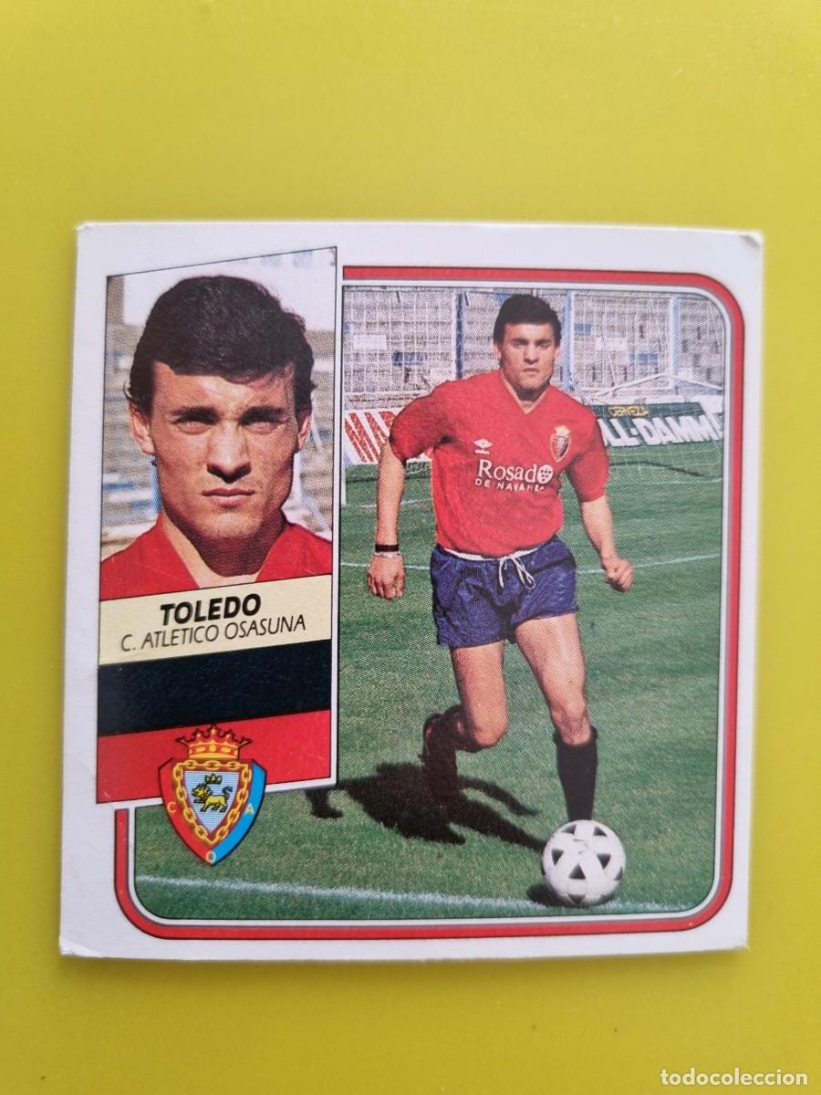 Cromos de f&uacute;tbol: CROMO FUTBOL LIGA ESTE 89 90 1989 1990 NUNCA PEGADO SIN PEGAR TOLEDO OSASUNA AR926