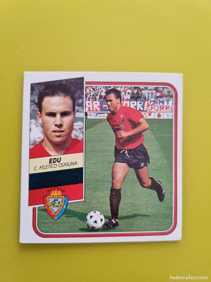 Cromos de f&uacute;tbol: CROMO FUTBOL LIGA ESTE 89 90 1989 1990 NUNCA PEGADO SIN PEGAR EDU OSASUNA AR926