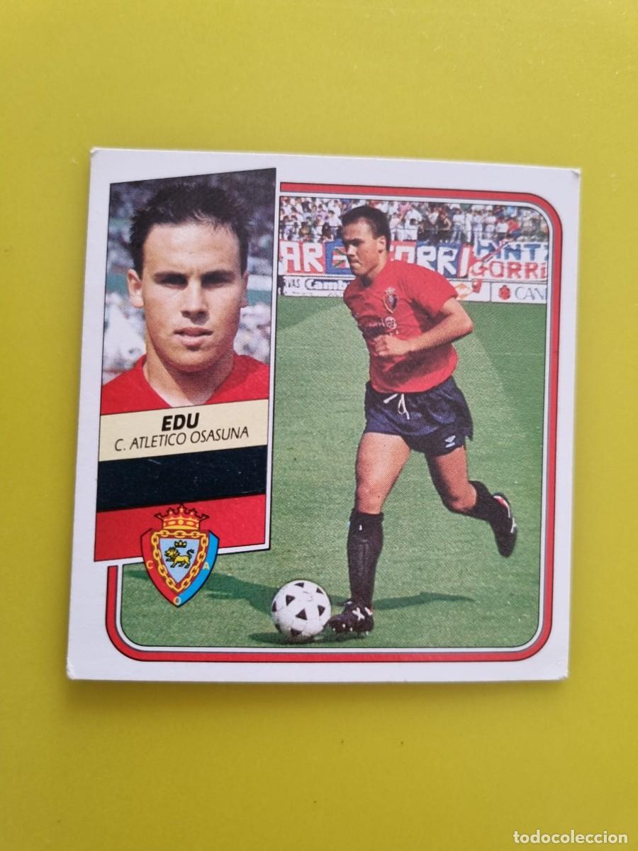 Cromos de f&uacute;tbol: CROMO FUTBOL LIGA ESTE 89 90 1989 1990 NUNCA PEGADO SIN PEGAR EDU OSASUNA AR926