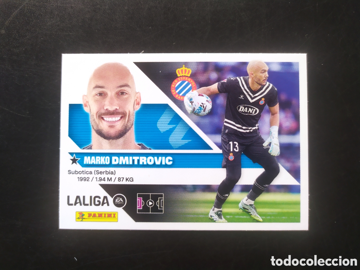 Cromos de f&uacute;tbol: Liga este 2026 2027 26 27 panini Dmitrovic n&deg; 3 Espanyol