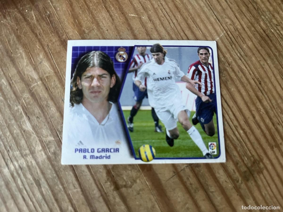 Cromos de f&uacute;tbol: CROMO SIN PEGAR NUNCA PEGADO ALBUM LIGA ESTE 05 06 2005 2006 REAL MADRID PABLO GARCIA