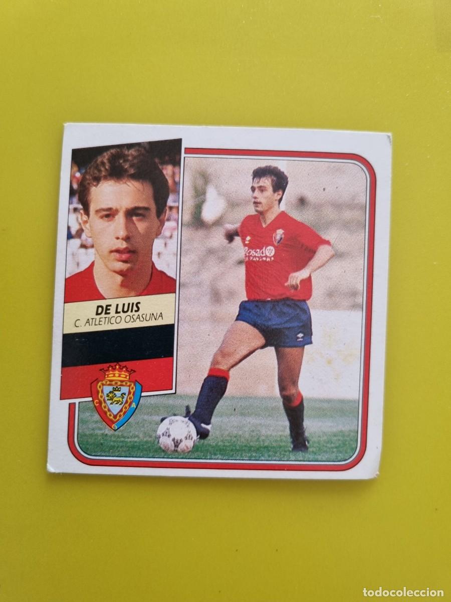 Cromos de f&uacute;tbol: CROMO FUTBOL LIGA ESTE 89 90 1989 1990 NUNCA PEGADO SIN PEGAR DE LUIS OSASUNA AR926