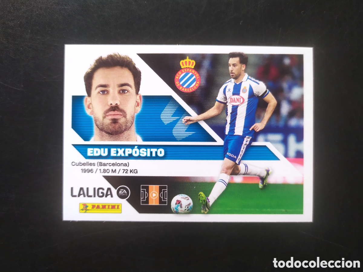 Cromos de f&uacute;tbol: Liga este 2026 2027 26 27 panini Edu Exp&oacute;sito n&deg; 13 Espanyol